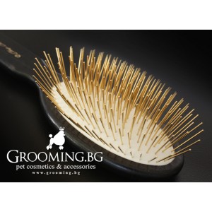 Chris Christensen - Oval Gold Pin Brush